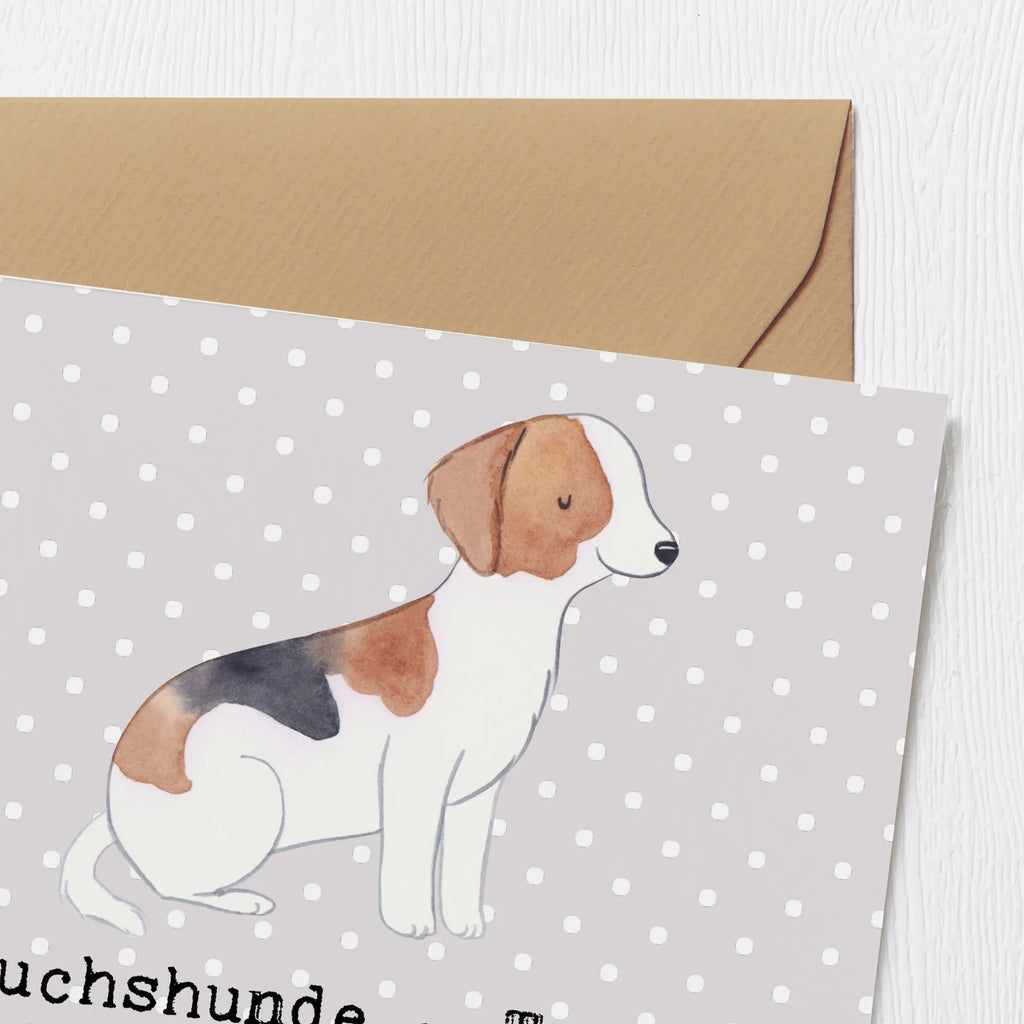 Deluxe Card Fuchshunde - Treue Begleiter mit unermüdlichem Jagdinstinkt Glückwunschkarte, Hochwertige Klappkarte, Hochzeitskarte, Karte, Hochwertige Grußkarte, Klappkarte, Einladungskarte, Geburtstagskarte, Grußkarte, Hund, Hunderasse, Rassehund, Hundebesitzer, Geschenk, Tierfreund, Schenken, Welpe