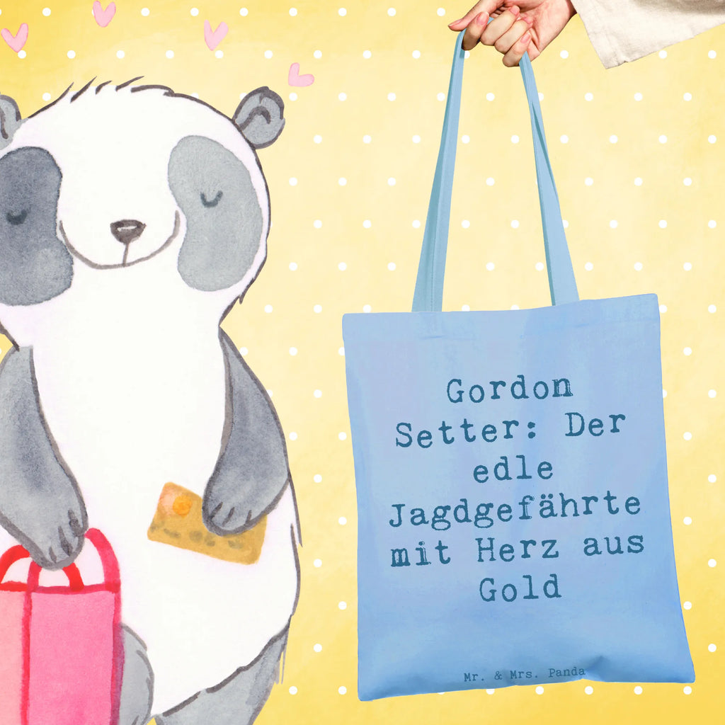 Tote bag Saying Gordon Setter: Der edle Jagdgefährte mit Herz aus Gold Schultertasche, Jutetasche, Laptoptasche, Stoffbeutel, Umhängetasche, Shopper, Badetasche, Tragetasche, Beutel, Tasche, Einkaufstüte, Beuteltasche, Strandtasche, Stofftasche, Jutebeutel, Einkaufstasche, Hund, Hunderasse, Rassehund, Hundebesitzer, Geschenk, Tierfreund, Schenken, Welpe