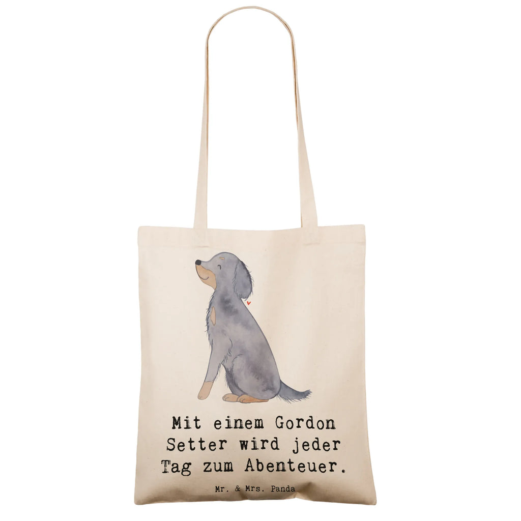 Tragetasche Gordon Setter Abenteuer Laptoptasche, Tragetasche, Beutel, Einkaufstasche, Strandtasche, Shopper, Beuteltasche, Stoffbeutel, Tasche, Einkaufstüte, Umhängetasche, Jutetasche, Schultertasche, Jutebeutel, Stofftasche, Badetasche, Hund, Hunderasse, Rassehund, Hundebesitzer, Geschenk, Tierfreund, Schenken, Welpe