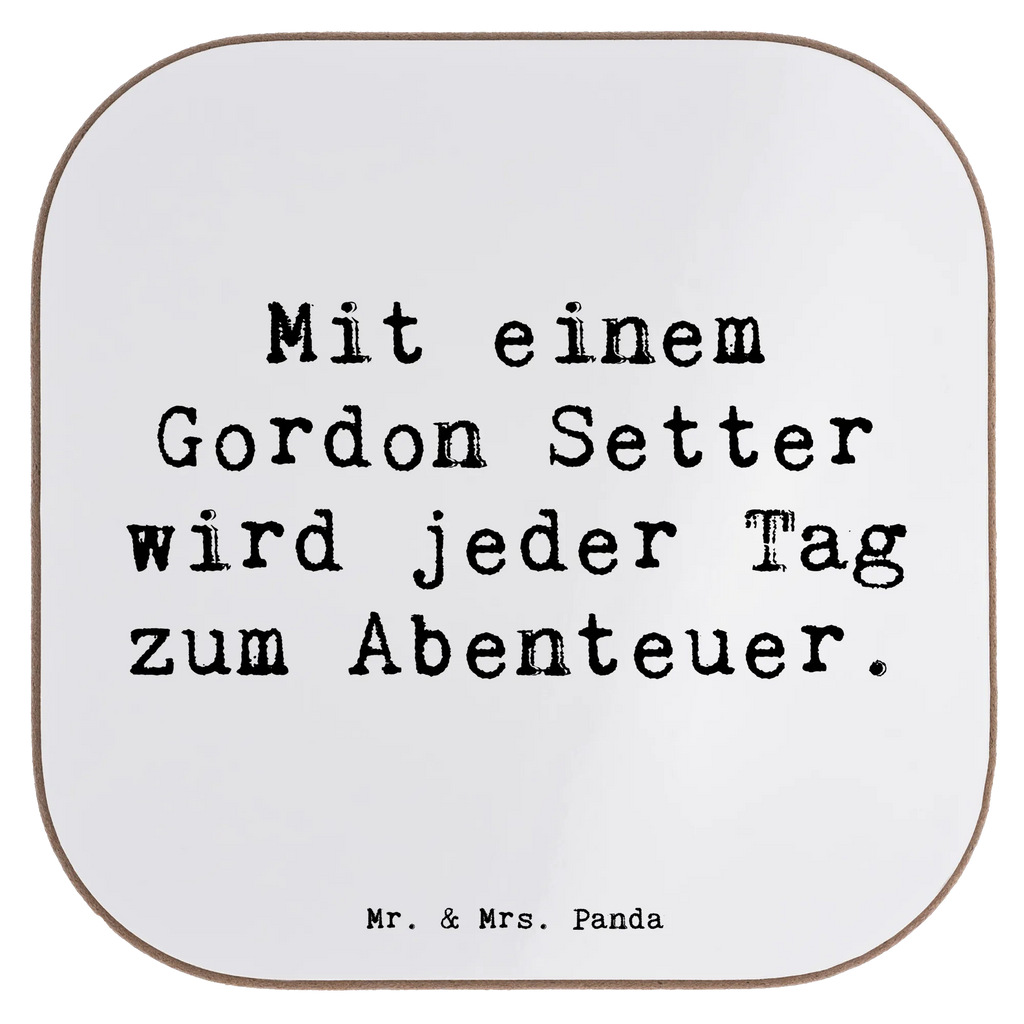 Square coaster Saying Mit einem Gordon Setter wird jeder Tag zum Abenteuer. Untersetzer Gläser, Glasuntersetzer, Getränkeuntersetzer, Untersetzer Design, Korkuntersetzer, Untersetzer für Gläser, Bierdeckel, Untersetzer, Untersetzer aus Holz, Tassen Untersetzer, Holzuntersetzer, Untersetzer Holz, Hund, Hunderasse, Rassehund, Hundebesitzer, Geschenk, Tierfreund, Schenken, Welpe