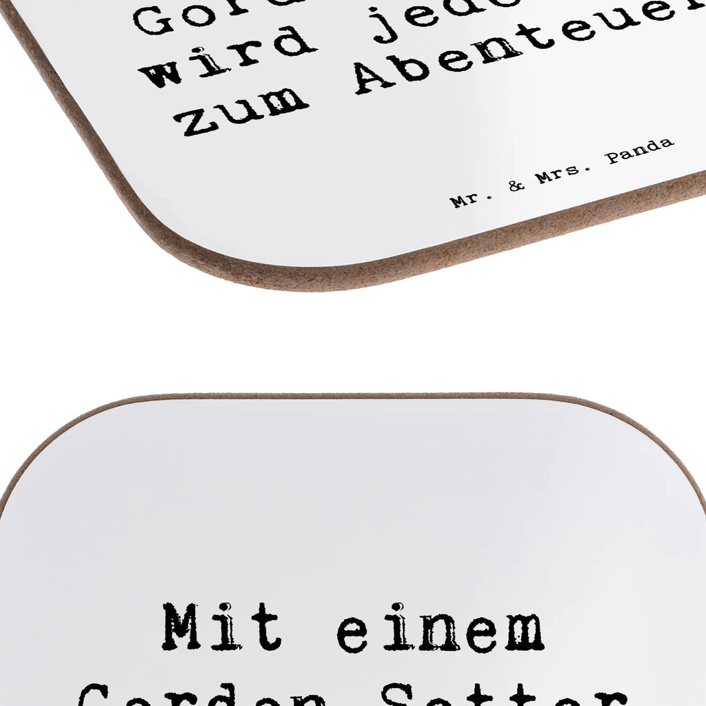 Square coaster Saying Mit einem Gordon Setter wird jeder Tag zum Abenteuer. Untersetzer Gläser, Glasuntersetzer, Getränkeuntersetzer, Untersetzer Design, Korkuntersetzer, Untersetzer für Gläser, Bierdeckel, Untersetzer, Untersetzer aus Holz, Tassen Untersetzer, Holzuntersetzer, Untersetzer Holz, Hund, Hunderasse, Rassehund, Hundebesitzer, Geschenk, Tierfreund, Schenken, Welpe