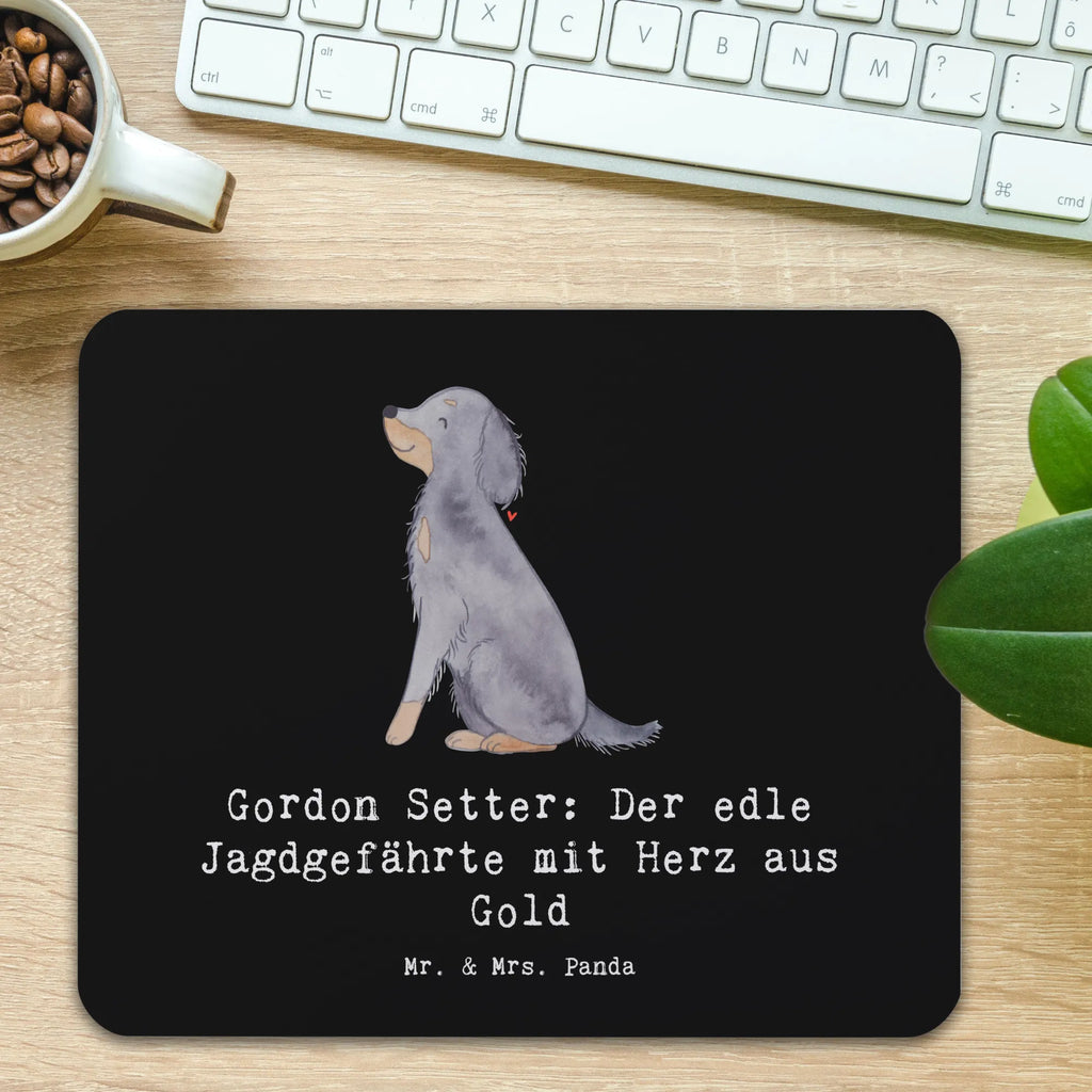 Mouse mat Gordon Setter: Der edle Jagdgefährte mit Herz aus Gold PC Zubehör, Büroausstattung, Einzigartiges Mauspad, Mauspad Büro, Designer Mauspad, Mauspad, Mausunterlage, Mousepad, Arbeitszimmer, Computer zubehör, Hund, Hunderasse, Rassehund, Hundebesitzer, Geschenk, Tierfreund, Schenken, Welpe
