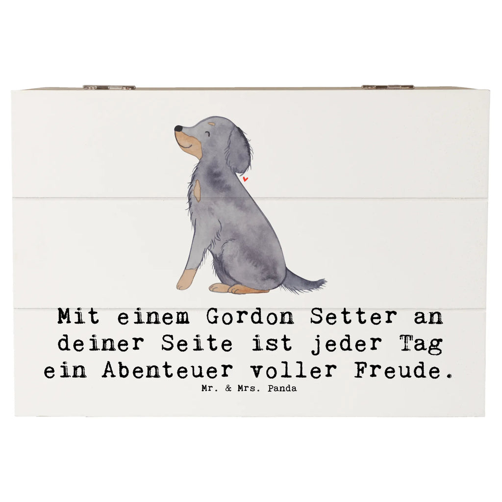 Holzkiste Gordon Setter Freude Dekokiste, Geschenkdose, Geschenkbox, Schatzkiste, Aufbewahrungsbox, XXL, Erinnerungskiste, Schatulle, Erinnerungsbox, Truhe, Kiste, Holzkiste, Hund, Hunderasse, Rassehund, Hundebesitzer, Geschenk, Tierfreund, Schenken, Welpe