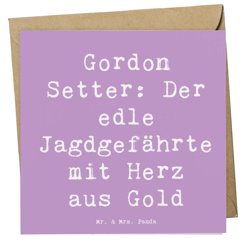 Deluxe Card Saying Gordon Setter: Der edle Jagdgefährte mit Herz aus Gold Grußkarte, Klappkarte, Geburtstagskarte, Hochwertige Klappkarte, Hochwertige Grußkarte, Hochzeitskarte, Glückwunschkarte, Einladungskarte, Karte, Hund, Hunderasse, Rassehund, Hundebesitzer, Geschenk, Tierfreund, Schenken, Welpe