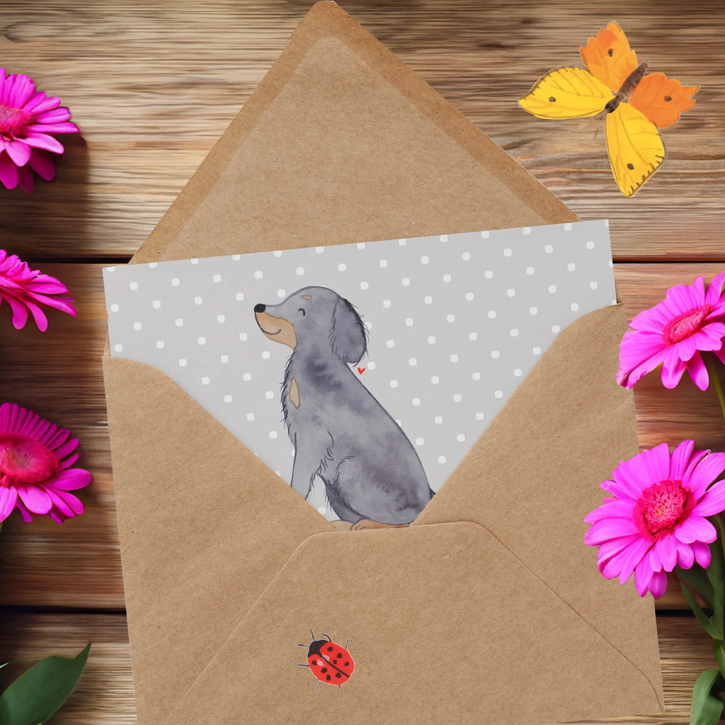 Deluxe Card Gordon Setter: Der edle Jagdgefährte mit Herz aus Gold Hochwertige Klappkarte, Klappkarte, Karte, Glückwunschkarte, Einladungskarte, Geburtstagskarte, Hochwertige Grußkarte, Hochzeitskarte, Grußkarte, Hund, Hunderasse, Rassehund, Hundebesitzer, Geschenk, Tierfreund, Schenken, Welpe