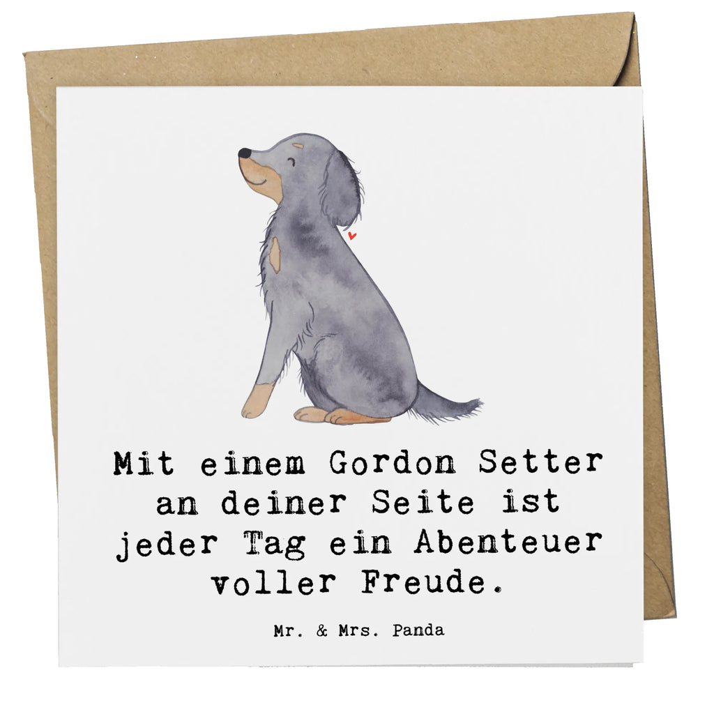 Deluxe Karte Gordon Setter Freude Einladungskarte, Hochzeitskarte, Hochwertige Klappkarte, Grußkarte, Glückwunschkarte, Geburtstagskarte, Karte, Klappkarte, Hochwertige Grußkarte, Hund, Hunderasse, Rassehund, Hundebesitzer, Geschenk, Tierfreund, Schenken, Welpe