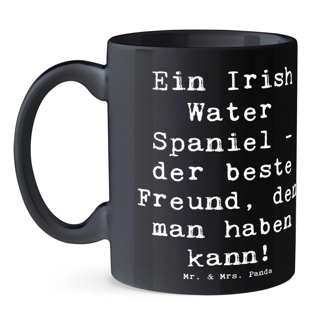 Mug Saying Ein Irish Water Spaniel - der beste Freund, den man haben kann! Kaffeetasse, Tasse mit Motiven, Geschenktasse, Teetasse, Bürotasse, Tasse, Tasse mit Zitaten, Porzellantasse, Keramiktasse, Hund, Hunderasse, Rassehund, Hundebesitzer, Geschenk, Tierfreund, Schenken, Welpe