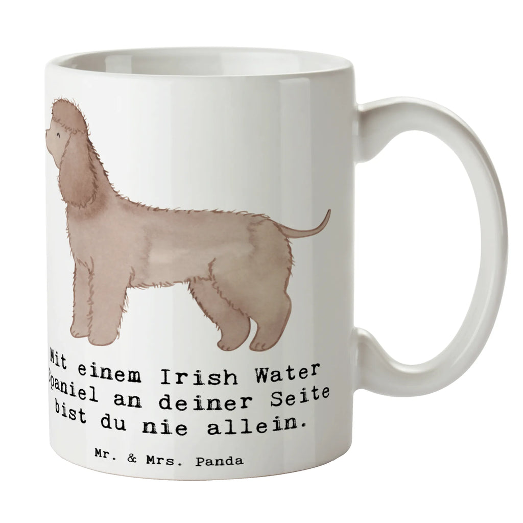 Tasse Irish Water Spaniel Begleiter Keramiktasse, Tasse, Porzellantasse, Geschenktasse, Kaffeetasse, Tasse mit Motiven, Bürotasse, Teetasse, Tasse mit Zitaten, Hund, Hunderasse, Rassehund, Hundebesitzer, Geschenk, Tierfreund, Schenken, Welpe