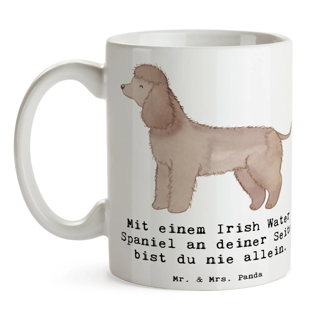 Tasse Irish Water Spaniel Begleiter Keramiktasse, Tasse, Porzellantasse, Geschenktasse, Kaffeetasse, Tasse mit Motiven, Bürotasse, Teetasse, Tasse mit Zitaten, Hund, Hunderasse, Rassehund, Hundebesitzer, Geschenk, Tierfreund, Schenken, Welpe