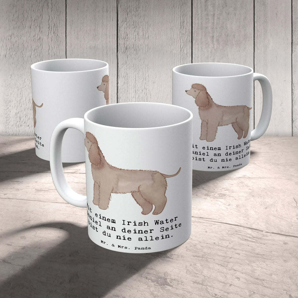 Tasse Irish Water Spaniel Begleiter Keramiktasse, Tasse, Porzellantasse, Geschenktasse, Kaffeetasse, Tasse mit Motiven, Bürotasse, Teetasse, Tasse mit Zitaten, Hund, Hunderasse, Rassehund, Hundebesitzer, Geschenk, Tierfreund, Schenken, Welpe