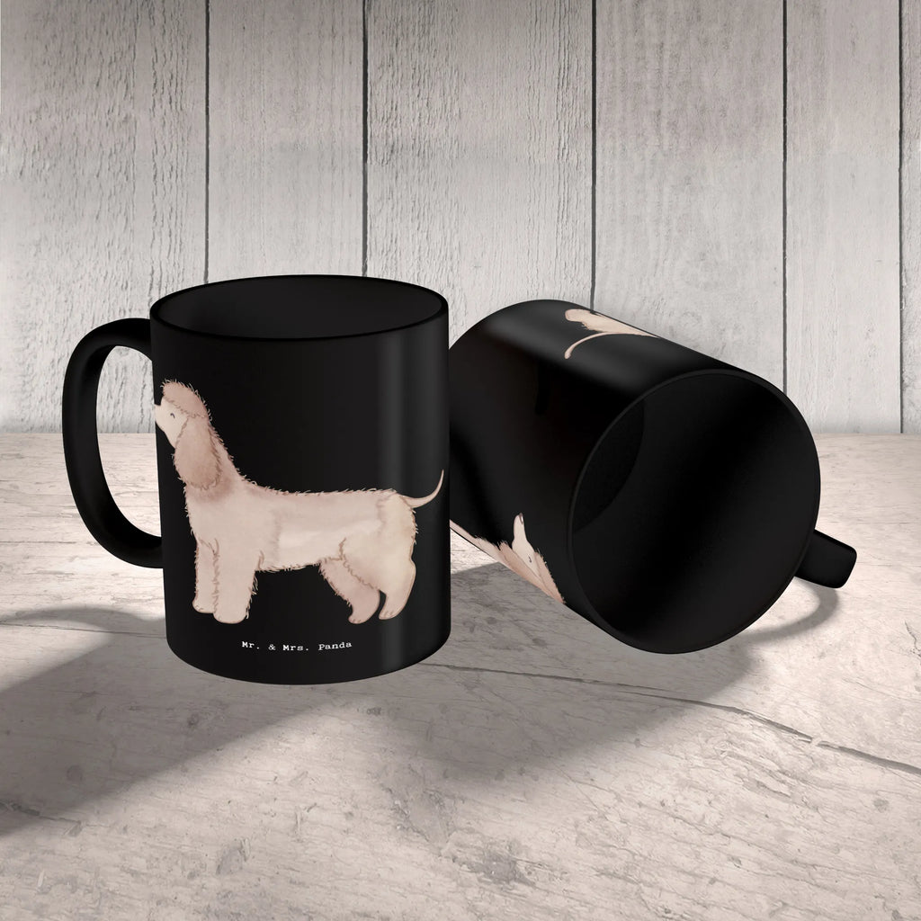 Tasse Irish Water Spaniel Begleiter Keramiktasse, Tasse, Porzellantasse, Geschenktasse, Kaffeetasse, Tasse mit Motiven, Bürotasse, Teetasse, Tasse mit Zitaten, Hund, Hunderasse, Rassehund, Hundebesitzer, Geschenk, Tierfreund, Schenken, Welpe