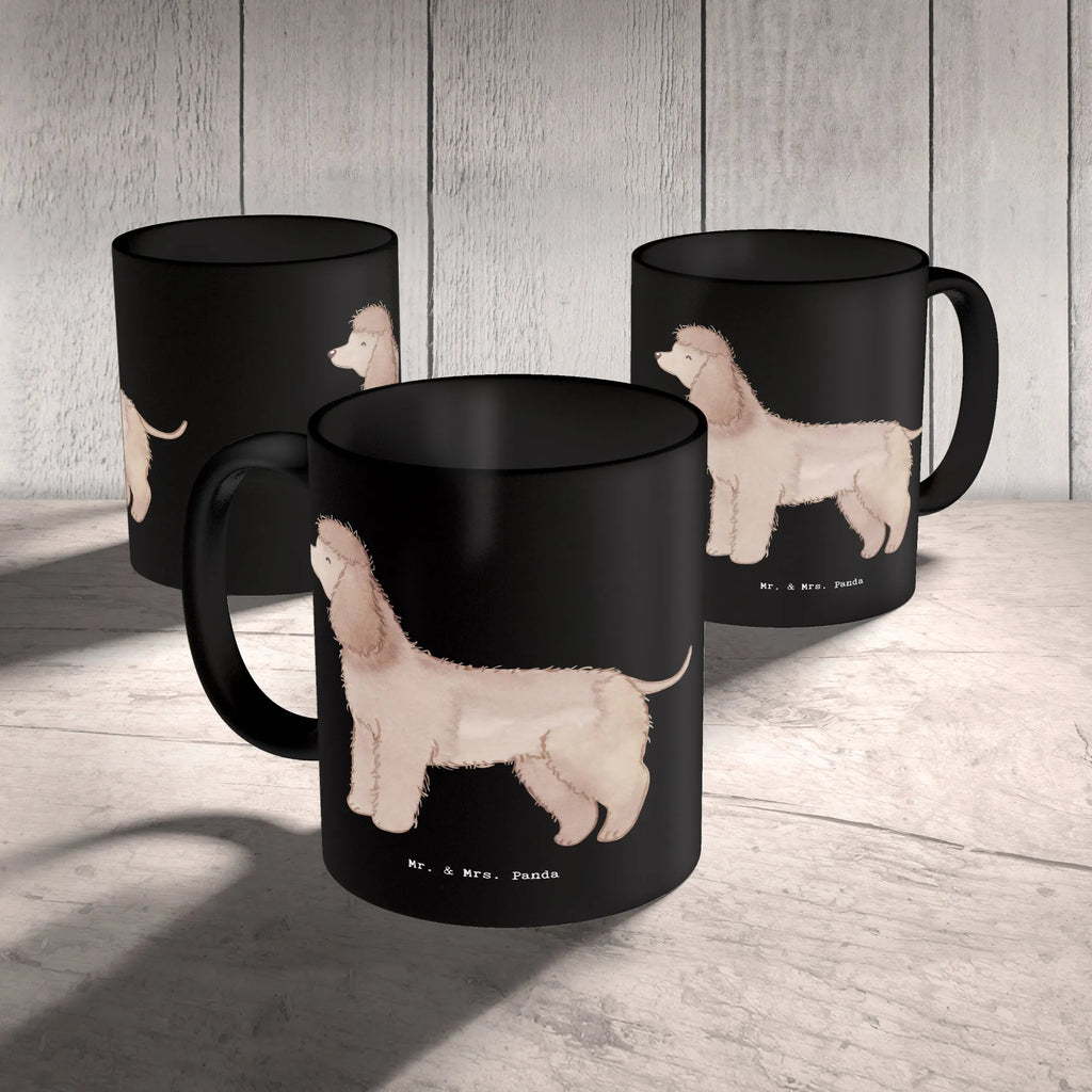 Tasse Irish Water Spaniel Begleiter Keramiktasse, Tasse, Porzellantasse, Geschenktasse, Kaffeetasse, Tasse mit Motiven, Bürotasse, Teetasse, Tasse mit Zitaten, Hund, Hunderasse, Rassehund, Hundebesitzer, Geschenk, Tierfreund, Schenken, Welpe
