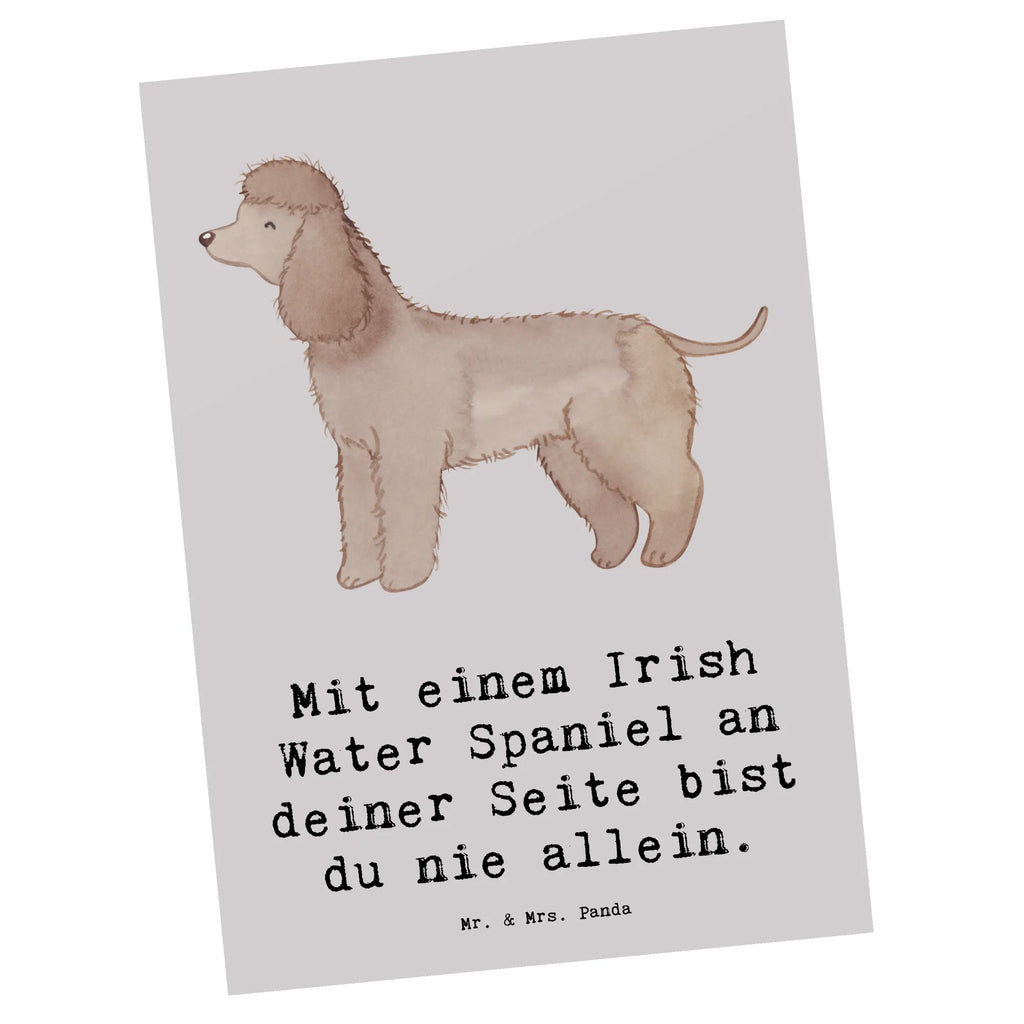Postkarte Irish Water Spaniel Begleiter Ansichtskarten, Postkarte, Einladungskarte, Einladungskarten Geburtstag, Einladung Geburtstag, Dankeskarte, Karte, Einladung, Geschenkkarte, Ansichtskarte, Geburtstagskarte, Grußkarte, Hund, Hunderasse, Rassehund, Hundebesitzer, Geschenk, Tierfreund, Schenken, Welpe