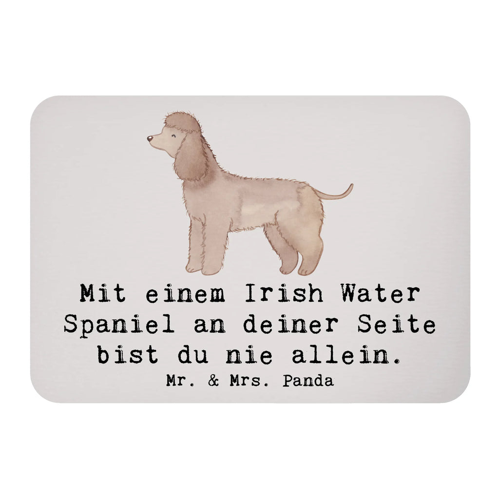 Magnet Mit einem Irish Water Spaniel an deiner Seite bist du nie allein. Notiz Magnet, Pinnwandmagnet, Souvenir Magnet, Whiteboard Magnet, Dekomagnet, Motivmagnete, Kühlschrankmagnet, Kühlschrank Dekoration, Hund, Hunderasse, Rassehund, Hundebesitzer, Geschenk, Tierfreund, Schenken, Welpe