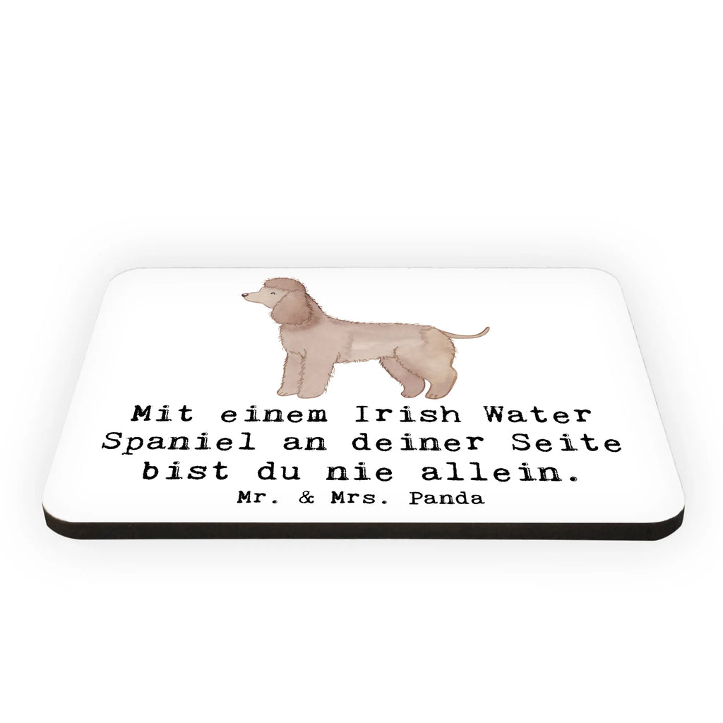Magnet Mit einem Irish Water Spaniel an deiner Seite bist du nie allein. Notiz Magnet, Pinnwandmagnet, Souvenir Magnet, Whiteboard Magnet, Dekomagnet, Motivmagnete, Kühlschrankmagnet, Kühlschrank Dekoration, Hund, Hunderasse, Rassehund, Hundebesitzer, Geschenk, Tierfreund, Schenken, Welpe