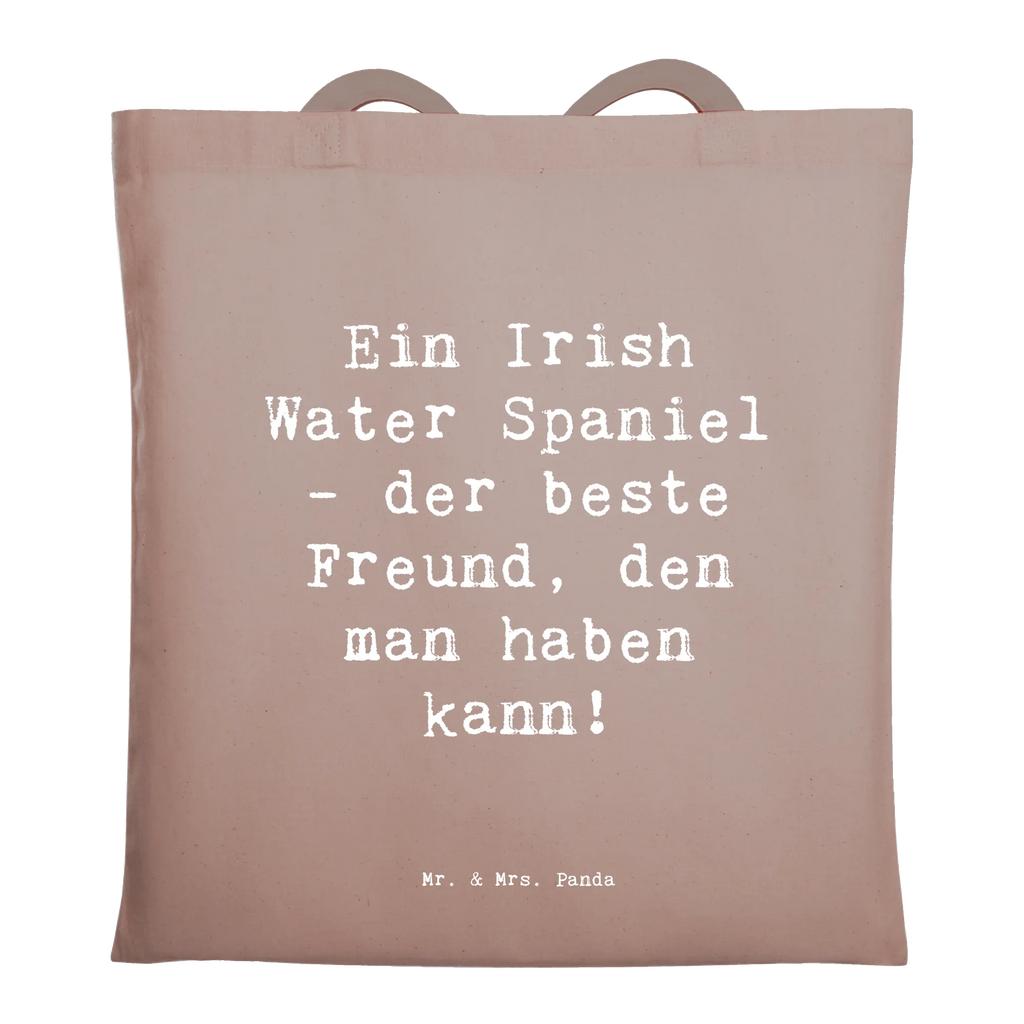 Tote bag Saying Ein Irish Water Spaniel - der beste Freund, den man haben kann! Beuteltasche, Beutel, Einkaufstasche, Jutebeutel, Stoffbeutel, Tasche, Shopper, Umhängetasche, Strandtasche, Schultertasche, Stofftasche, Tragetasche, Badetasche, Jutetasche, Einkaufstüte, Laptoptasche, Hund, Hunderasse, Rassehund, Hundebesitzer, Geschenk, Tierfreund, Schenken, Welpe