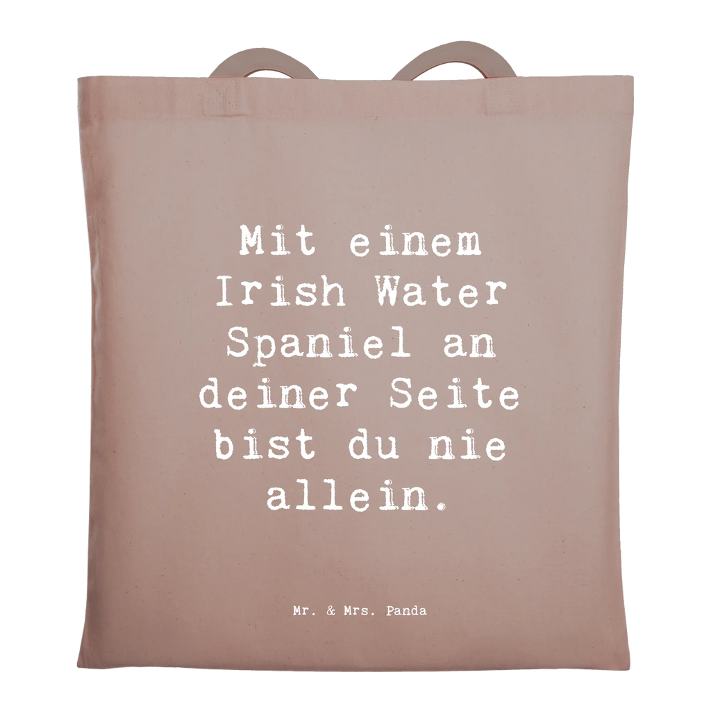 Tragetasche Spruch Irish Water Spaniel Begleiter Beuteltasche, Beutel, Einkaufstasche, Jutebeutel, Stoffbeutel, Tasche, Shopper, Umhängetasche, Strandtasche, Schultertasche, Stofftasche, Tragetasche, Badetasche, Jutetasche, Einkaufstüte, Laptoptasche, Hund, Hunderasse, Rassehund, Hundebesitzer, Geschenk, Tierfreund, Schenken, Welpe