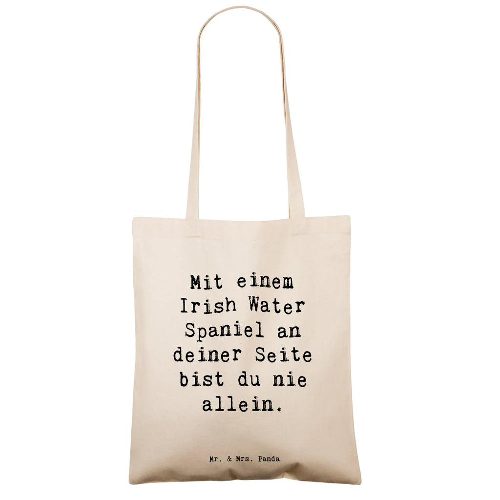 Tragetasche Spruch Irish Water Spaniel Begleiter Beuteltasche, Beutel, Einkaufstasche, Jutebeutel, Stoffbeutel, Tasche, Shopper, Umhängetasche, Strandtasche, Schultertasche, Stofftasche, Tragetasche, Badetasche, Jutetasche, Einkaufstüte, Laptoptasche, Hund, Hunderasse, Rassehund, Hundebesitzer, Geschenk, Tierfreund, Schenken, Welpe