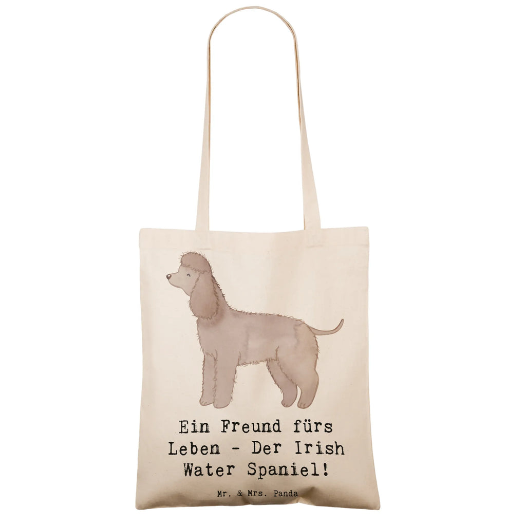 Tote bag Ein Freund fürs Leben - Der Irish Water Spaniel! Beutel, Stofftasche, Jutebeutel, Tragetasche, Shopper, Beuteltasche, Stoffbeutel, Laptoptasche, Strandtasche, Tasche, Einkaufstasche, Umhängetasche, Einkaufstüte, Schultertasche, Jutetasche, Badetasche, Hund, Hunderasse, Rassehund, Hundebesitzer, Geschenk, Tierfreund, Schenken, Welpe