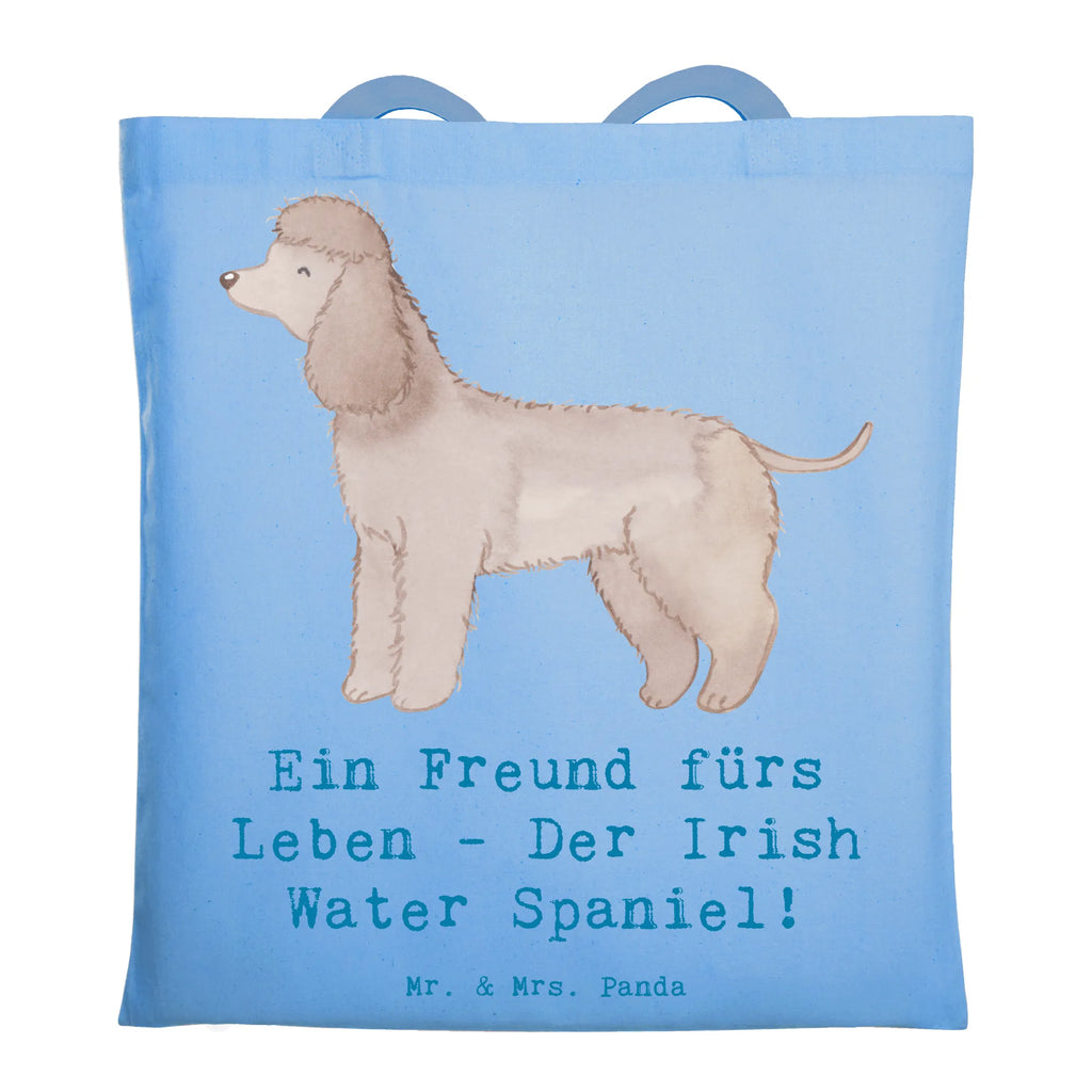 Tote bag Ein Freund fürs Leben - Der Irish Water Spaniel! Beutel, Stofftasche, Jutebeutel, Tragetasche, Shopper, Beuteltasche, Stoffbeutel, Laptoptasche, Strandtasche, Tasche, Einkaufstasche, Umhängetasche, Einkaufstüte, Schultertasche, Jutetasche, Badetasche, Hund, Hunderasse, Rassehund, Hundebesitzer, Geschenk, Tierfreund, Schenken, Welpe