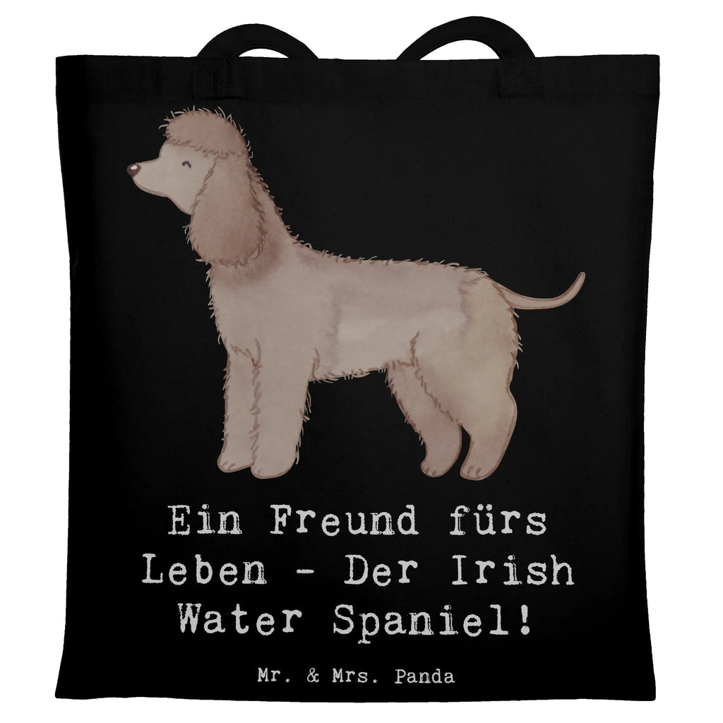 Tote bag Ein Freund fürs Leben - Der Irish Water Spaniel! Beutel, Stofftasche, Jutebeutel, Tragetasche, Shopper, Beuteltasche, Stoffbeutel, Laptoptasche, Strandtasche, Tasche, Einkaufstasche, Umhängetasche, Einkaufstüte, Schultertasche, Jutetasche, Badetasche, Hund, Hunderasse, Rassehund, Hundebesitzer, Geschenk, Tierfreund, Schenken, Welpe