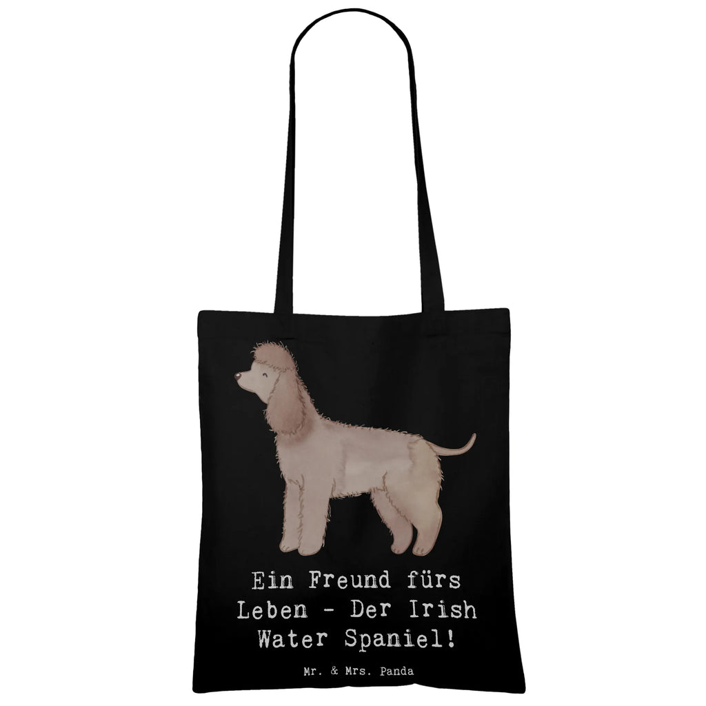 Tote bag Ein Freund fürs Leben - Der Irish Water Spaniel! Beutel, Stofftasche, Jutebeutel, Tragetasche, Shopper, Beuteltasche, Stoffbeutel, Laptoptasche, Strandtasche, Tasche, Einkaufstasche, Umhängetasche, Einkaufstüte, Schultertasche, Jutetasche, Badetasche, Hund, Hunderasse, Rassehund, Hundebesitzer, Geschenk, Tierfreund, Schenken, Welpe