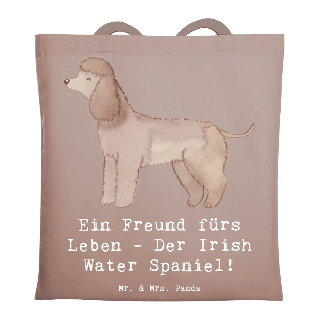 Tote bag Ein Freund fürs Leben - Der Irish Water Spaniel! Beutel, Stofftasche, Jutebeutel, Tragetasche, Shopper, Beuteltasche, Stoffbeutel, Laptoptasche, Strandtasche, Tasche, Einkaufstasche, Umhängetasche, Einkaufstüte, Schultertasche, Jutetasche, Badetasche, Hund, Hunderasse, Rassehund, Hundebesitzer, Geschenk, Tierfreund, Schenken, Welpe