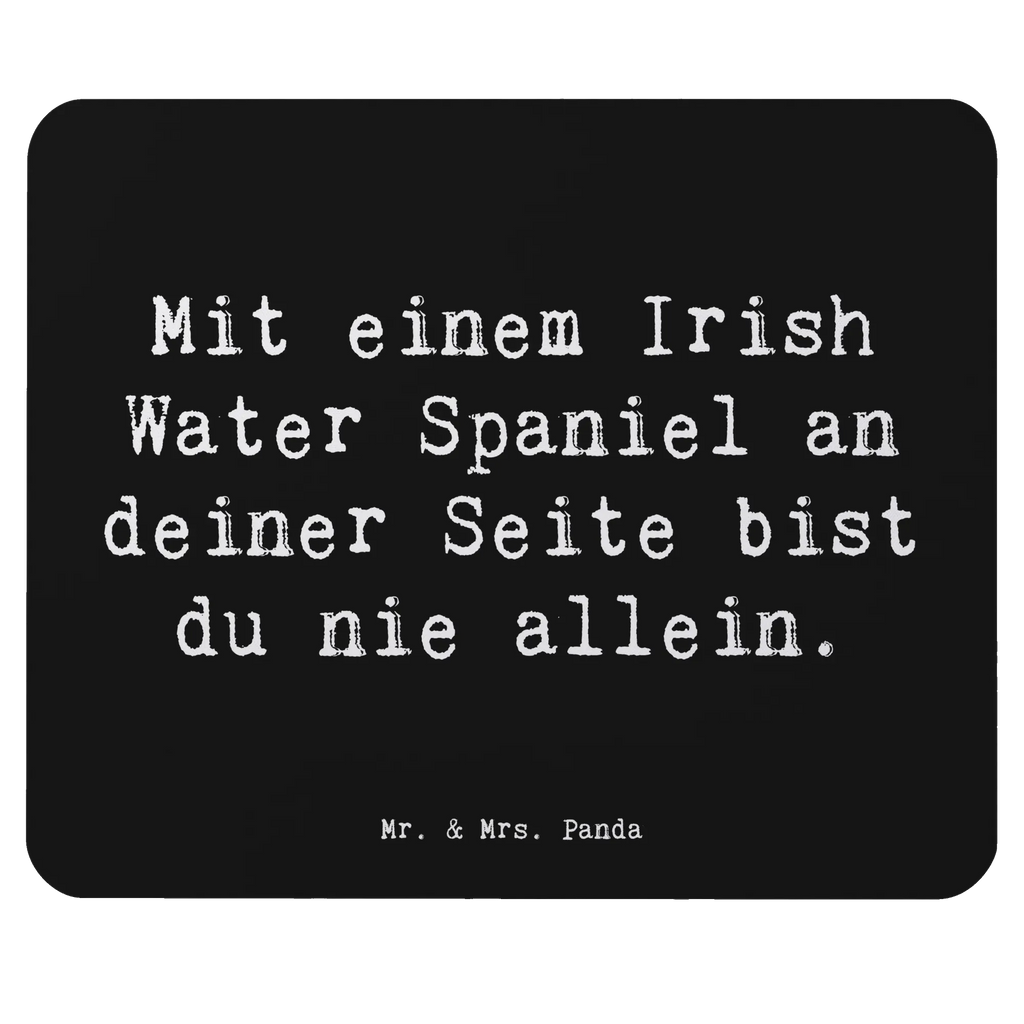 Mauspad Spruch Irish Water Spaniel Begleiter PC Zubehör, Mauspad, Einzigartiges Mauspad, Designer Mauspad, Arbeitszimmer, Büroausstattung, Mausunterlage, Mauspad Büro, Computer zubehör, Mousepad, Hund, Hunderasse, Rassehund, Hundebesitzer, Geschenk, Tierfreund, Schenken, Welpe