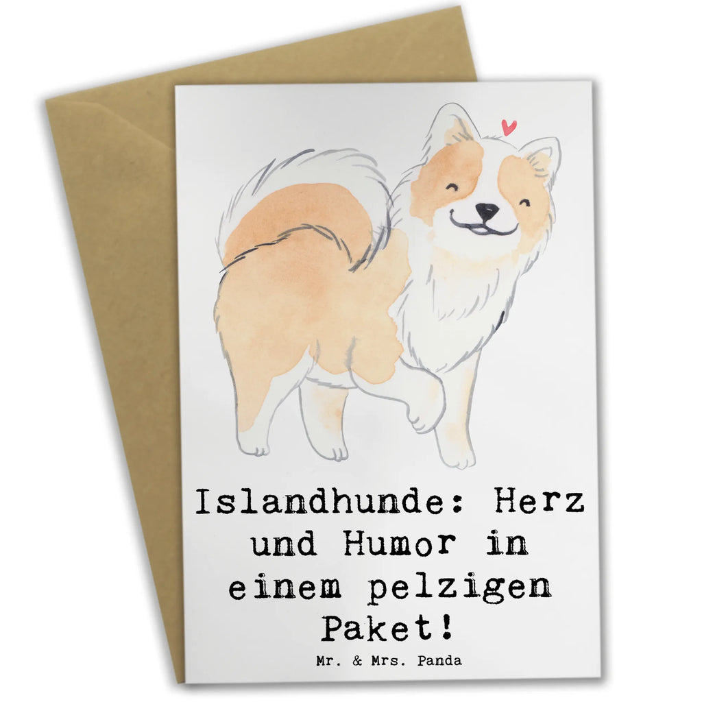 Greetings card Islandhunde: Herz und Humor in einem pelzigen Paket! Ansichtskarten, Einladungskarte, Grußkarte, Glückwunschkarte, Hochzeitskarte, Karte, Klappkarte, Geburtstagskarte, Hund, Hunderasse, Rassehund, Hundebesitzer, Geschenk, Tierfreund, Schenken, Welpe