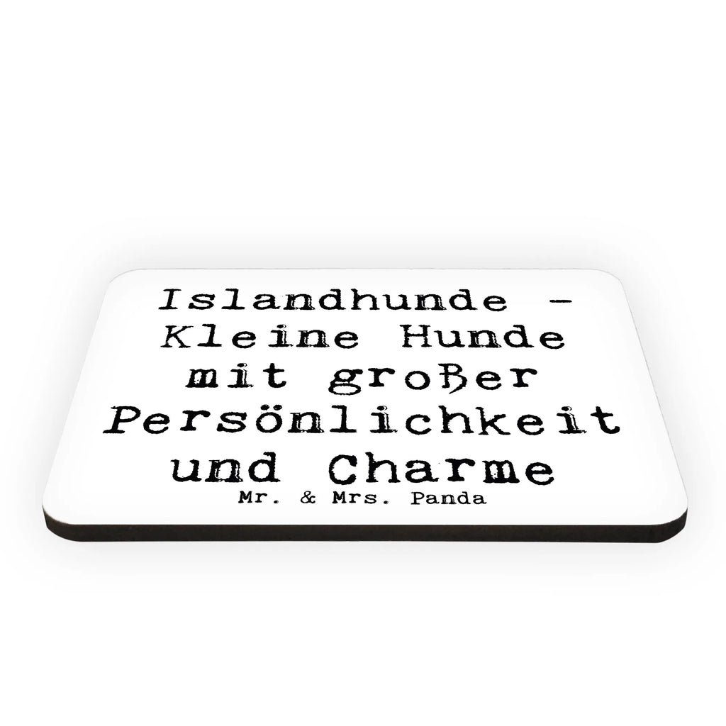 Magnet Spruch Charme Islandhund Dekomagnet, Motivmagnete, Souvenir Magnet, Whiteboard Magnet, Kühlschrankmagnet, Notiz Magnet, Pinnwandmagnet, Kühlschrank Dekoration, Hund, Hunderasse, Rassehund, Hundebesitzer, Geschenk, Tierfreund, Schenken, Welpe