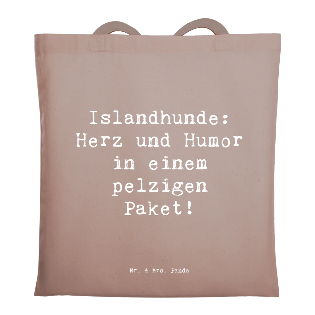 Tote bag Saying Islandhunde: Herz und Humor in einem pelzigen Paket! Jutetasche, Stofftasche, Jutebeutel, Umhängetasche, Stoffbeutel, Shopper, Beutel, Tasche, Laptoptasche, Einkaufstüte, Strandtasche, Tragetasche, Schultertasche, Beuteltasche, Einkaufstasche, Badetasche, Hund, Hunderasse, Rassehund, Hundebesitzer, Geschenk, Tierfreund, Schenken, Welpe
