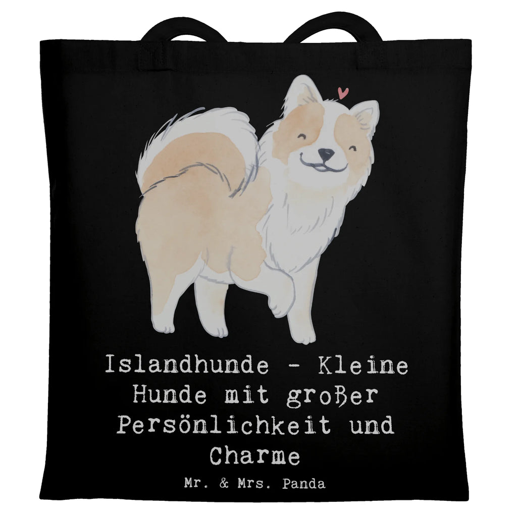 Tote bag Islandhunde - Kleine Hunde mit großer Persönlichkeit und Charme Stofftasche, Shopper, Strandtasche, Einkaufstüte, Tragetasche, Laptoptasche, Tasche, Beutel, Einkaufstasche, Beuteltasche, Jutebeutel, Schultertasche, Umhängetasche, Badetasche, Stoffbeutel, Jutetasche, Hund, Hunderasse, Rassehund, Hundebesitzer, Geschenk, Tierfreund, Schenken, Welpe