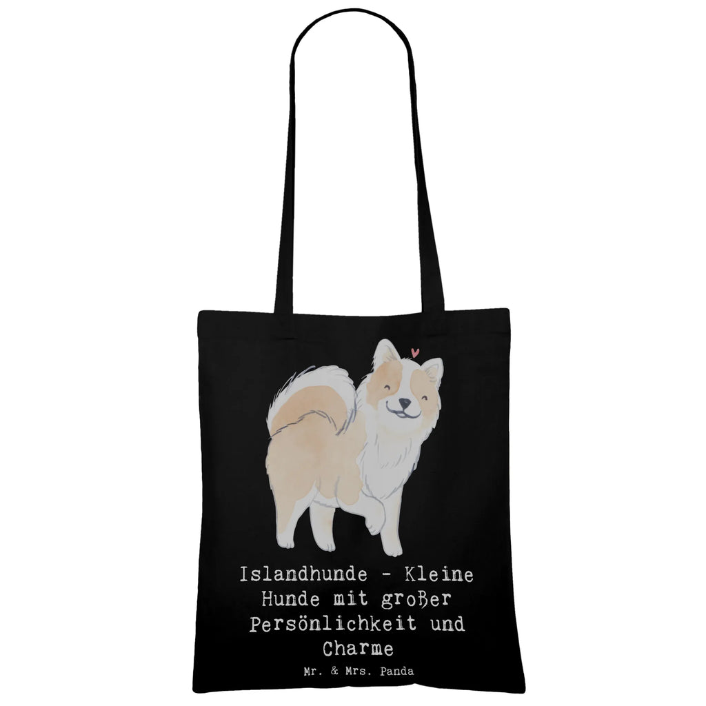 Tote bag Islandhunde - Kleine Hunde mit großer Persönlichkeit und Charme Stofftasche, Shopper, Strandtasche, Einkaufstüte, Tragetasche, Laptoptasche, Tasche, Beutel, Einkaufstasche, Beuteltasche, Jutebeutel, Schultertasche, Umhängetasche, Badetasche, Stoffbeutel, Jutetasche, Hund, Hunderasse, Rassehund, Hundebesitzer, Geschenk, Tierfreund, Schenken, Welpe