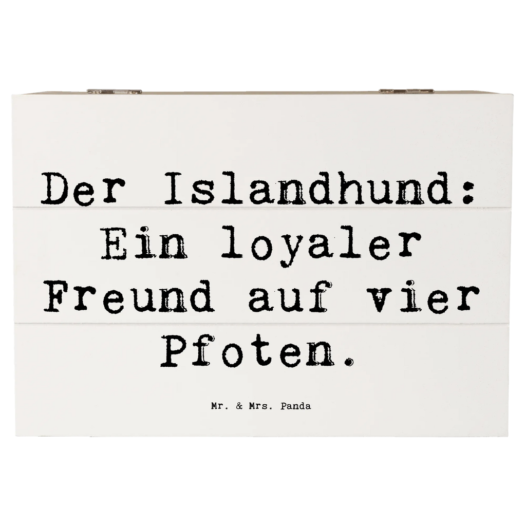 Holzkiste Spruch Treuer Islandhund Truhe, Schatzkiste, Schatulle, Geschenkbox, Erinnerungskiste, XXL, Geschenkdose, Erinnerungsbox, Kiste, Dekokiste, Holzkiste, Aufbewahrungsbox, Hund, Hunderasse, Rassehund, Hundebesitzer, Geschenk, Tierfreund, Schenken, Welpe