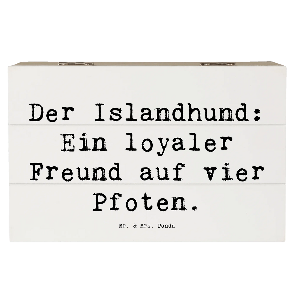 Holzkiste Spruch Treuer Islandhund Truhe, Schatzkiste, Schatulle, Geschenkbox, Erinnerungskiste, XXL, Geschenkdose, Erinnerungsbox, Kiste, Dekokiste, Holzkiste, Aufbewahrungsbox, Hund, Hunderasse, Rassehund, Hundebesitzer, Geschenk, Tierfreund, Schenken, Welpe