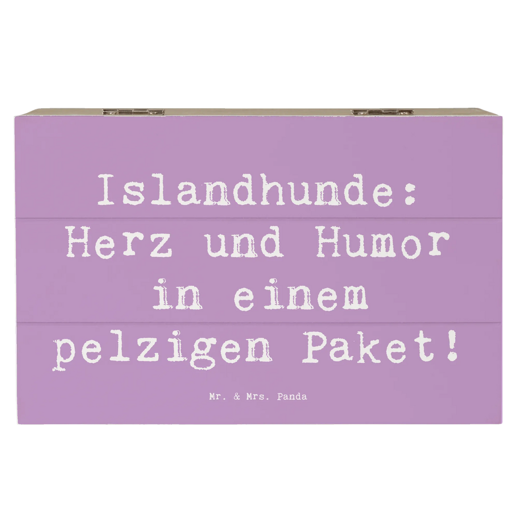 Holzkiste Spruch Islandhund Freude Kiste, Dekokiste, Aufbewahrungsbox, Erinnerungsbox, Schatulle, Erinnerungskiste, Holzkiste, Schatzkiste, Geschenkbox, XXL, Geschenkdose, Truhe, Hund, Hunderasse, Rassehund, Hundebesitzer, Geschenk, Tierfreund, Schenken, Welpe
