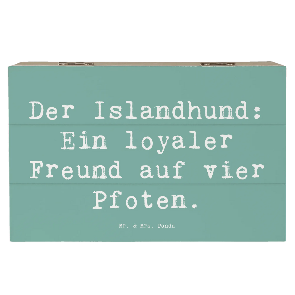 Holzkiste Spruch Treuer Islandhund Truhe, Schatzkiste, Schatulle, Geschenkbox, Erinnerungskiste, XXL, Geschenkdose, Erinnerungsbox, Kiste, Dekokiste, Holzkiste, Aufbewahrungsbox, Hund, Hunderasse, Rassehund, Hundebesitzer, Geschenk, Tierfreund, Schenken, Welpe