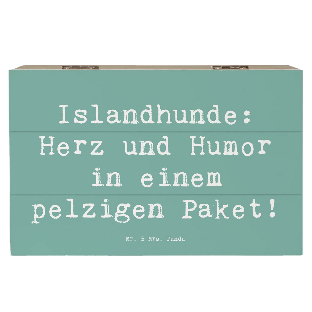 Holzkiste Spruch Islandhund Freude Kiste, Dekokiste, Aufbewahrungsbox, Erinnerungsbox, Schatulle, Erinnerungskiste, Holzkiste, Schatzkiste, Geschenkbox, XXL, Geschenkdose, Truhe, Hund, Hunderasse, Rassehund, Hundebesitzer, Geschenk, Tierfreund, Schenken, Welpe