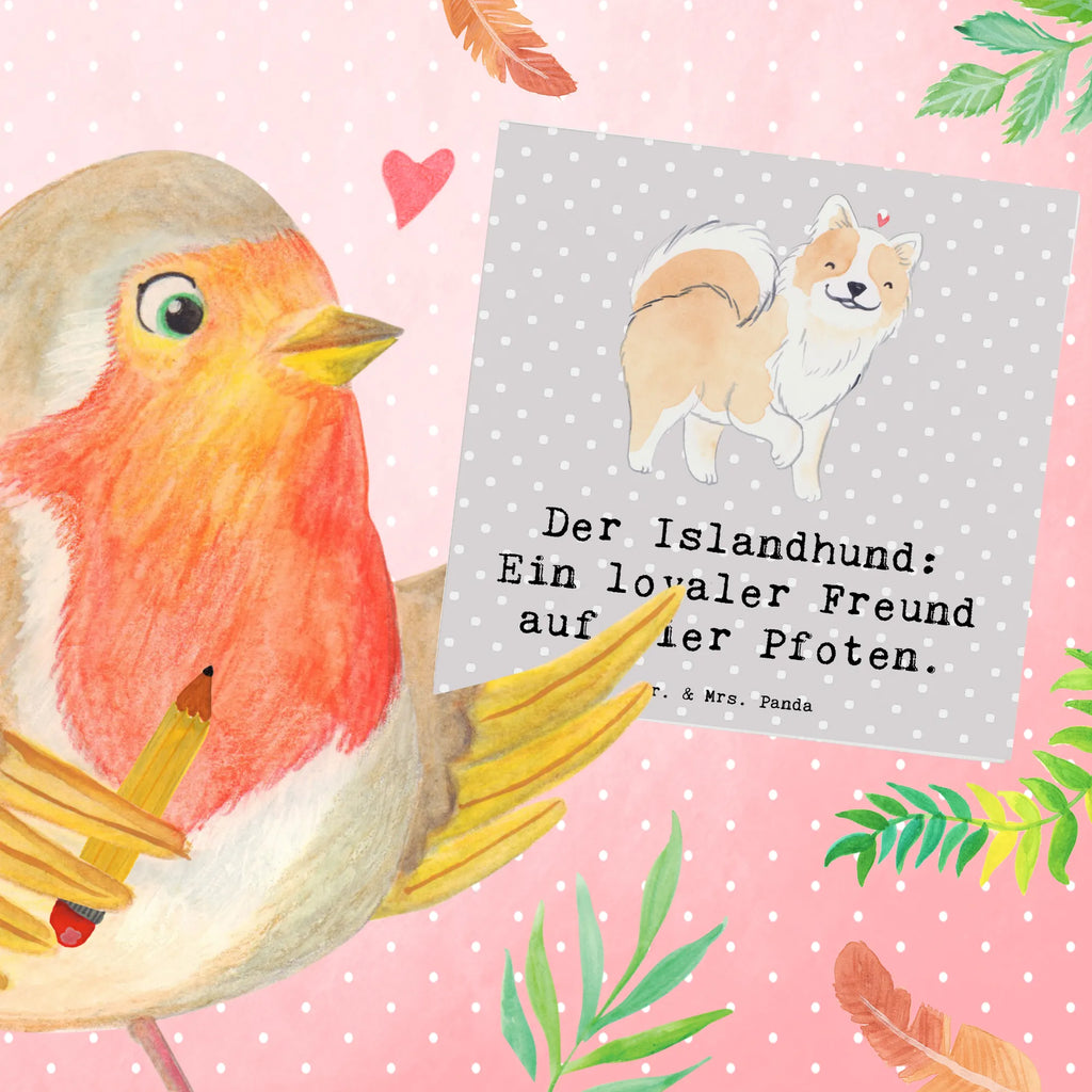 Deluxe Card Der Islandhund: Ein loyaler Freund auf vier Pfoten. Einladungskarte, Geburtstagskarte, Glückwunschkarte, Karte, Grußkarte, Hochzeitskarte, Hochwertige Grußkarte, Hochwertige Klappkarte, Klappkarte, Hund, Hunderasse, Rassehund, Hundebesitzer, Geschenk, Tierfreund, Schenken, Welpe