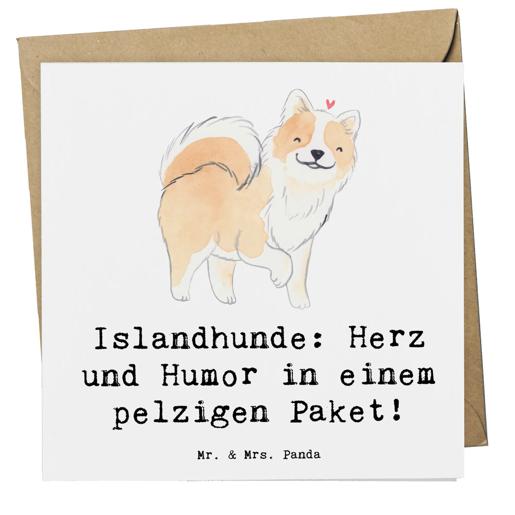 Deluxe Karte Islandhund Freude Karte, Hochzeitskarte, Grußkarte, Hochwertige Grußkarte, Klappkarte, Einladungskarte, Geburtstagskarte, Hochwertige Klappkarte, Glückwunschkarte, Hund, Hunderasse, Rassehund, Hundebesitzer, Geschenk, Tierfreund, Schenken, Welpe