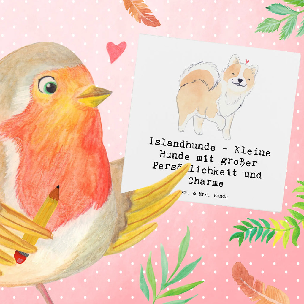 Deluxe Card Islandhunde - Kleine Hunde mit großer Persönlichkeit und Charme Hochwertige Klappkarte, Glückwunschkarte, Klappkarte, Hochwertige Grußkarte, Geburtstagskarte, Karte, Grußkarte, Hochzeitskarte, Einladungskarte, Hund, Hunderasse, Rassehund, Hundebesitzer, Geschenk, Tierfreund, Schenken, Welpe