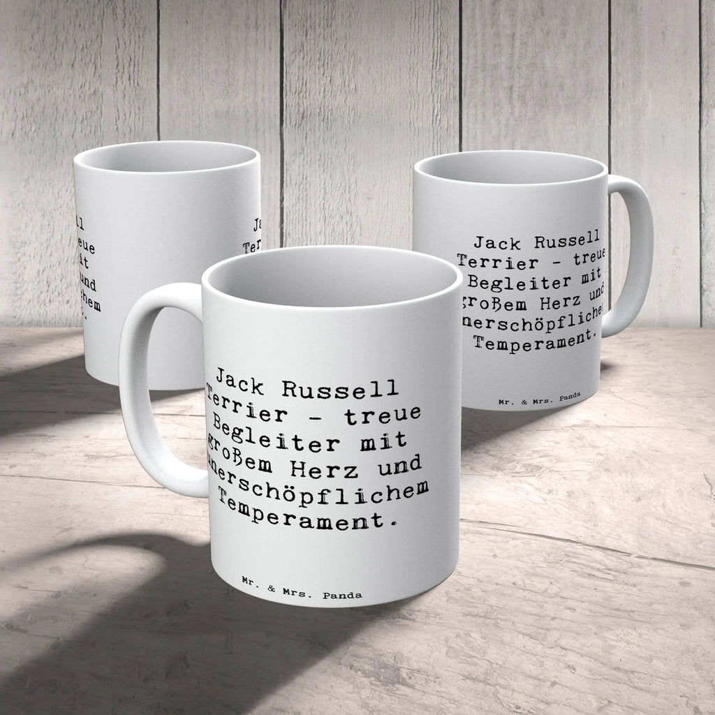 Mug Saying Jack Russell Terrier - treue Begleiter mit großem Herz und unerschöpflichem Temperament. Kaffeetasse, Teetasse, Tasse mit Zitaten, Porzellantasse, Bürotasse, Tasse mit Motiven, Geschenktasse, Keramiktasse, Tasse, Hund, Hunderasse, Rassehund, Hundebesitzer, Geschenk, Tierfreund, Schenken, Welpe