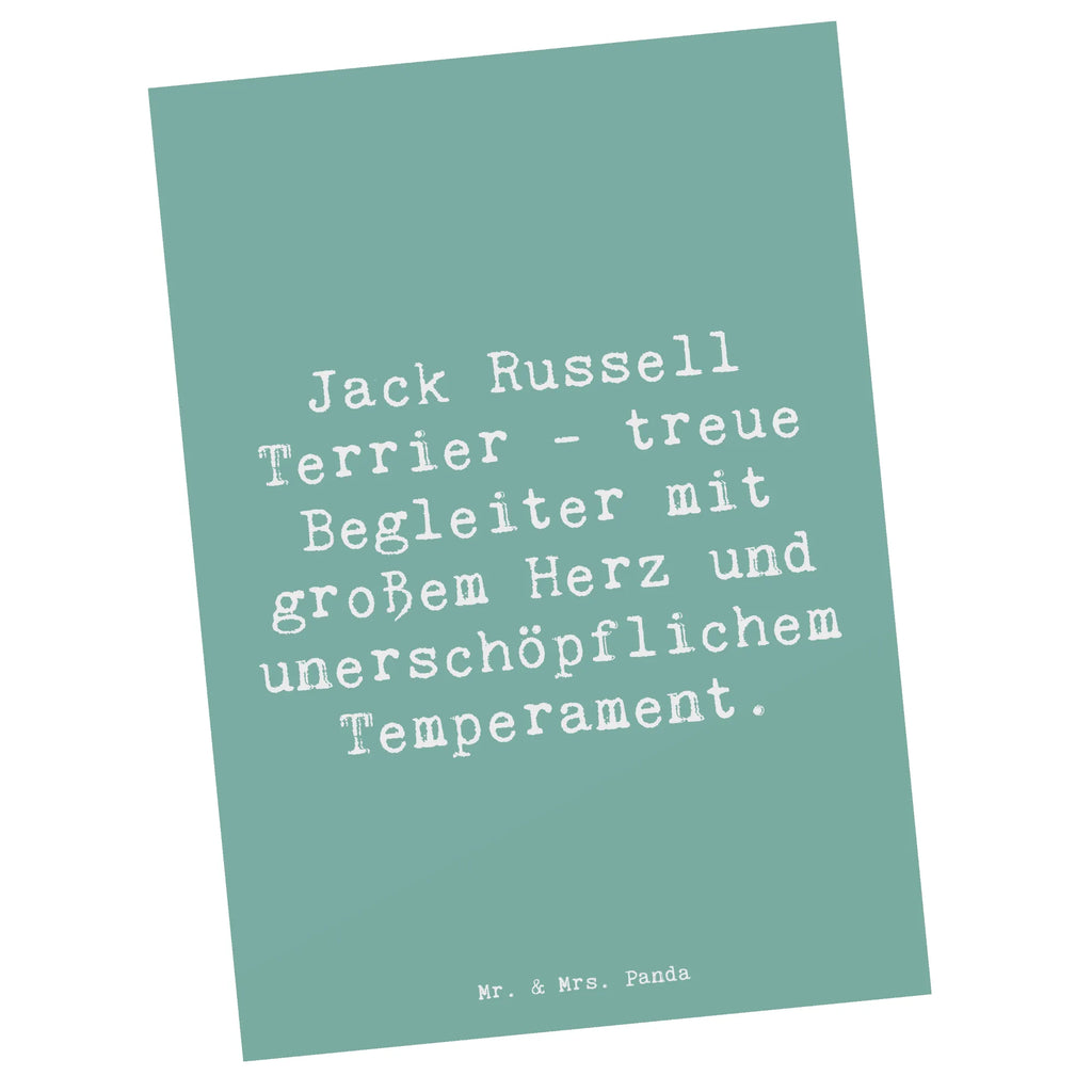 Postkarte Spruch Jack Russell Terrier - treue Begleiter mit großem Herz und unerschöpflichem Temperament. Einladung, Ansichtskarten, Einladungskarten Geburtstag, Karte, Einladungskarte, Geburtstagskarte, Ansichtskarte, Dankeskarte, Einladung Geburtstag, Postkarte, Geschenkkarte, Grußkarte, Hund, Hunderasse, Rassehund, Hundebesitzer, Geschenk, Tierfreund, Schenken, Welpe