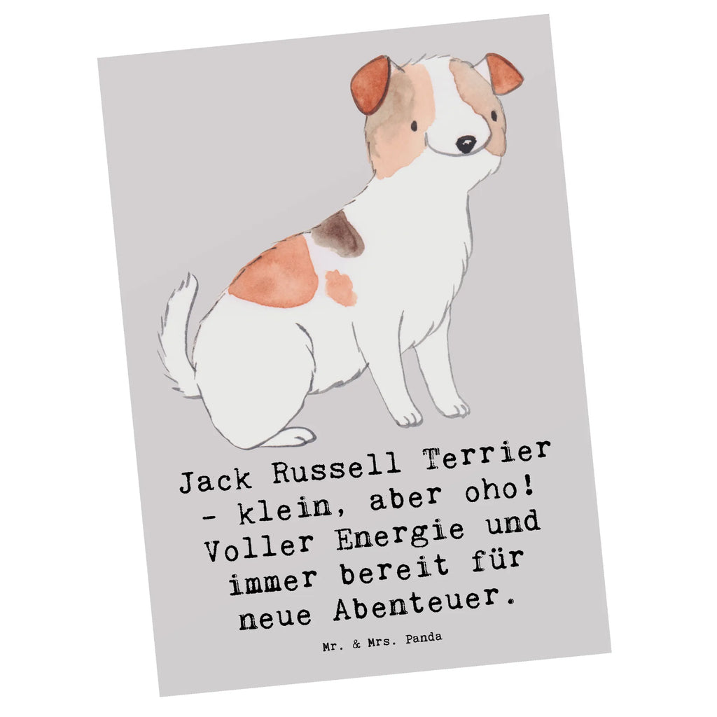 Postcard Jack Russell Terrier - klein, aber oho! Voller Energie und immer bereit für neue Abenteuer. Karte, Einladung, Dankeskarte, Einladung Geburtstag, Geburtstagskarte, Ansichtskarten, Postkarte, Grußkarte, Geschenkkarte, Ansichtskarte, Einladungskarte, Einladungskarten Geburtstag, Hund, Hunderasse, Rassehund, Hundebesitzer, Geschenk, Tierfreund, Schenken, Welpe