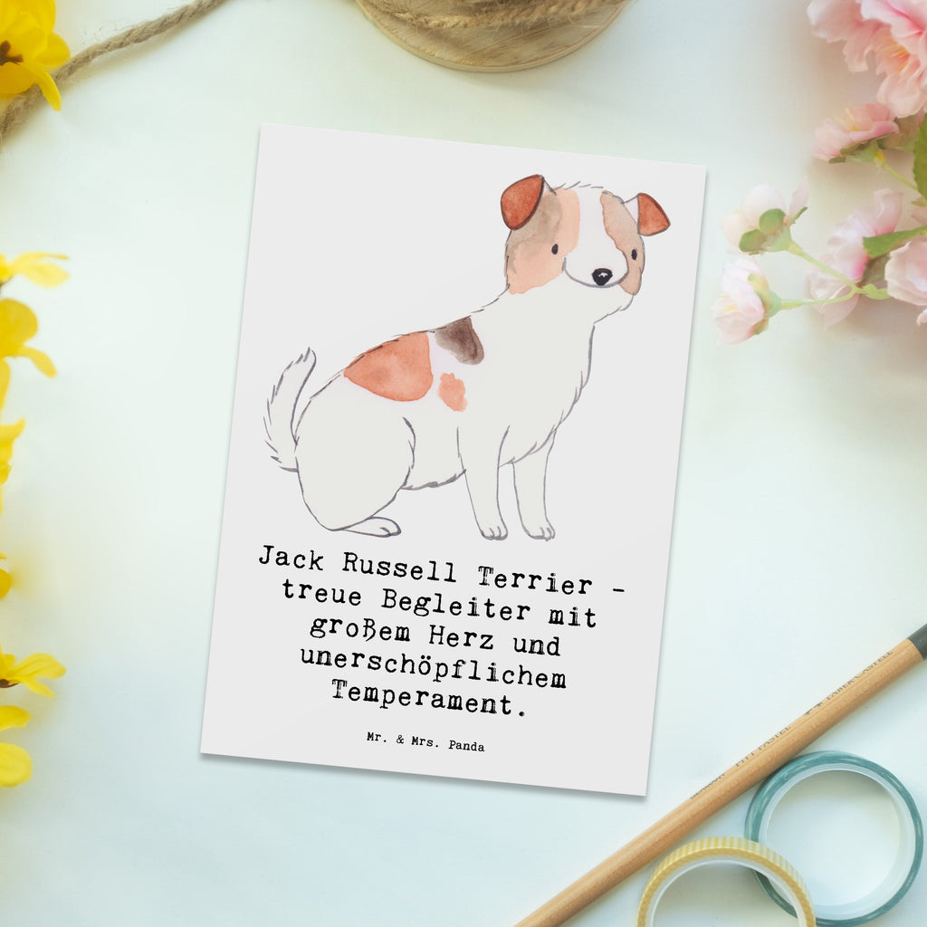 Postcard Jack Russell Terrier - treue Begleiter mit großem Herz und unerschöpflichem Temperament. Postkarte, Grußkarte, Karte, Dankeskarte, Einladungskarte, Ansichtskarten, Ansichtskarte, Einladung Geburtstag, Geburtstagskarte, Geschenkkarte, Einladungskarten Geburtstag, Einladung, Hund, Hunderasse, Rassehund, Hundebesitzer, Geschenk, Tierfreund, Schenken, Welpe