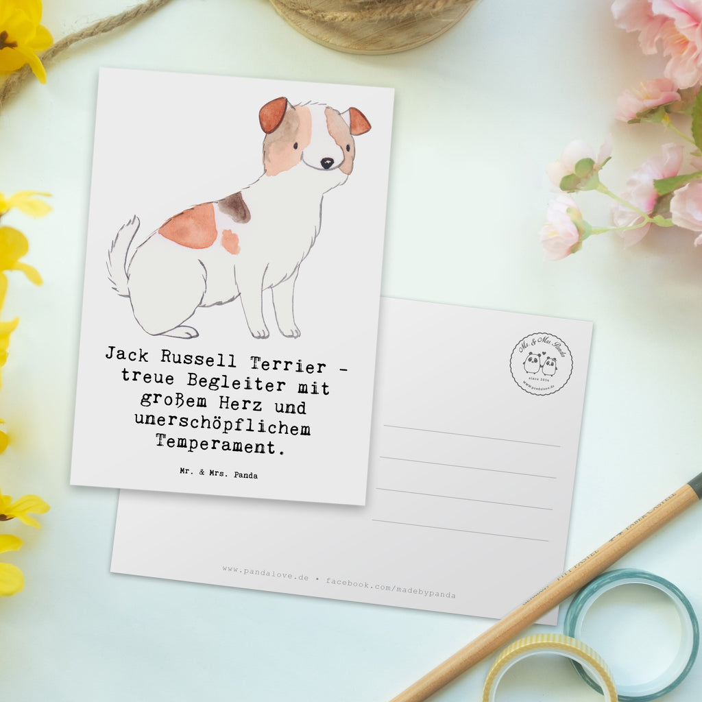 Postcard Jack Russell Terrier - treue Begleiter mit großem Herz und unerschöpflichem Temperament. Postkarte, Grußkarte, Karte, Dankeskarte, Einladungskarte, Ansichtskarten, Ansichtskarte, Einladung Geburtstag, Geburtstagskarte, Geschenkkarte, Einladungskarten Geburtstag, Einladung, Hund, Hunderasse, Rassehund, Hundebesitzer, Geschenk, Tierfreund, Schenken, Welpe