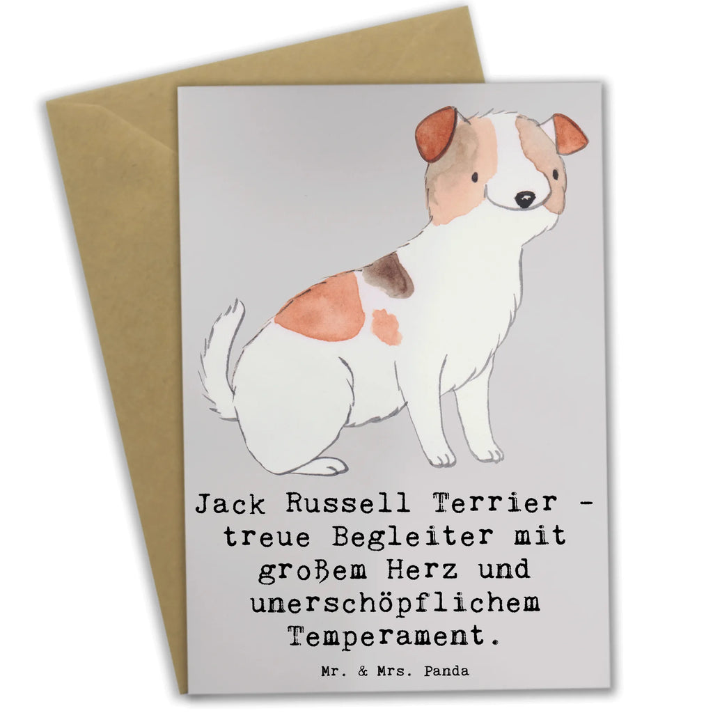 Greetings card Jack Russell Terrier - treue Begleiter mit großem Herz und unerschöpflichem Temperament. Geburtstagskarte, Grußkarte, Ansichtskarten, Karte, Glückwunschkarte, Hochzeitskarte, Einladungskarte, Klappkarte, Hund, Hunderasse, Rassehund, Hundebesitzer, Geschenk, Tierfreund, Schenken, Welpe