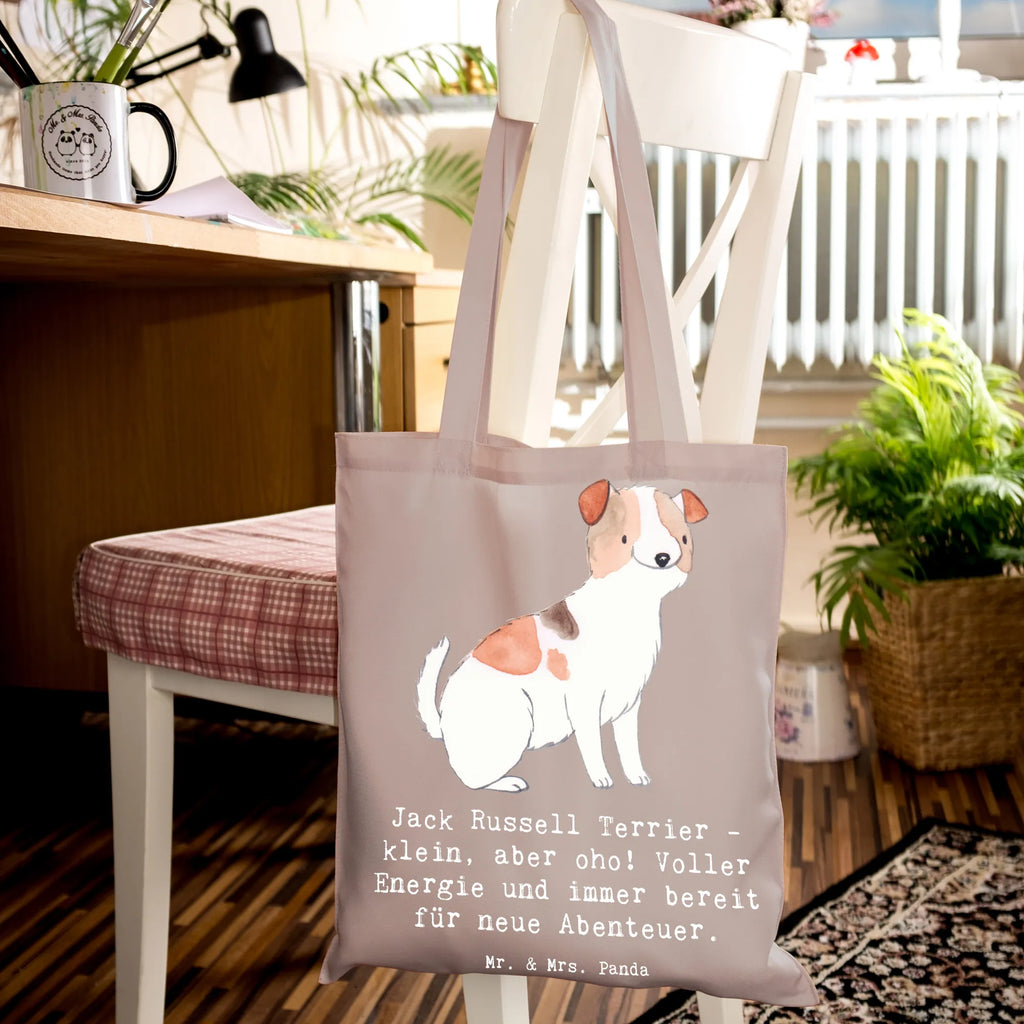 Tragetasche Jack Russell Terrier Jutebeutel, Beutel, Einkaufstüte, Laptoptasche, Stoffbeutel, Strandtasche, Tasche, Schultertasche, Beuteltasche, Einkaufstasche, Tragetasche, Umhängetasche, Stofftasche, Jutetasche, Badetasche, Shopper, Hund, Hunderasse, Rassehund, Hundebesitzer, Geschenk, Tierfreund, Schenken, Welpe