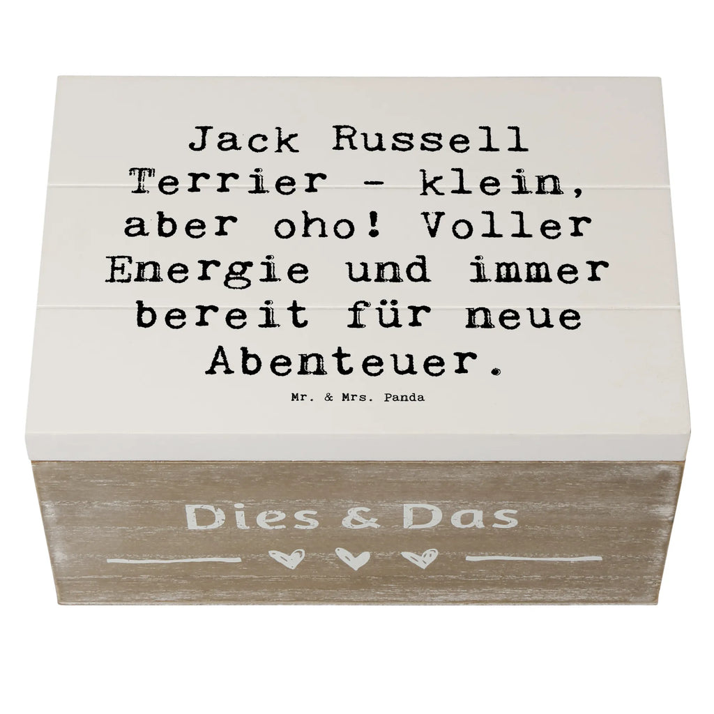 Holzkiste Spruch Jack Russell Terrier Aufbewahrungsbox, Dekokiste, Erinnerungskiste, Geschenkbox, XXL, Holzkiste, Schatzkiste, Schatulle, Erinnerungsbox, Geschenkdose, Kiste, Truhe, Hund, Hunderasse, Rassehund, Hundebesitzer, Geschenk, Tierfreund, Schenken, Welpe