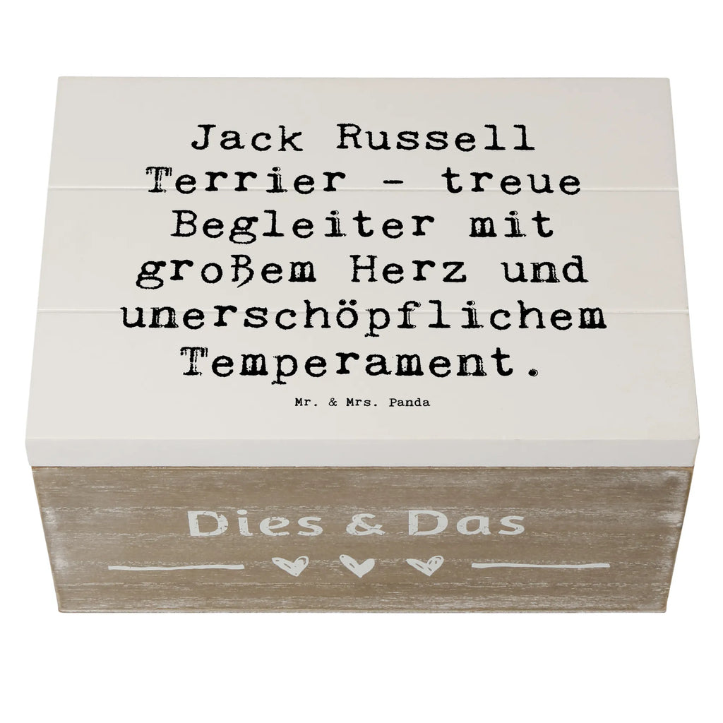 Holzkiste Spruch Jack Russell Terrier - treue Begleiter mit großem Herz und unerschöpflichem Temperament. Erinnerungskiste, Schatulle, Kiste, Erinnerungsbox, Geschenkdose, Truhe, Schatzkiste, Aufbewahrungsbox, Dekokiste, Holzkiste, XXL, Geschenkbox, Hund, Hunderasse, Rassehund, Hundebesitzer, Geschenk, Tierfreund, Schenken, Welpe